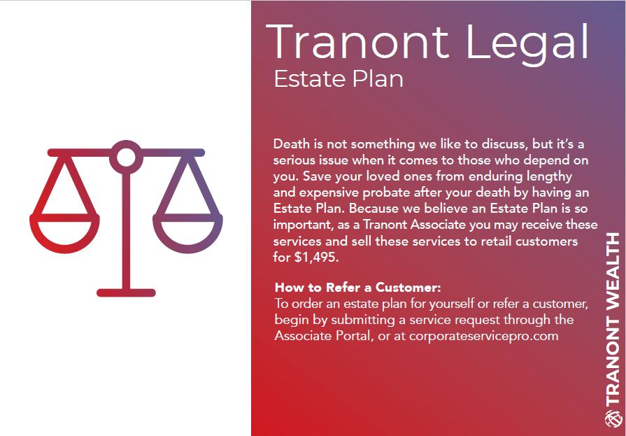Tranont Legal - Estate Plan Mastery Card